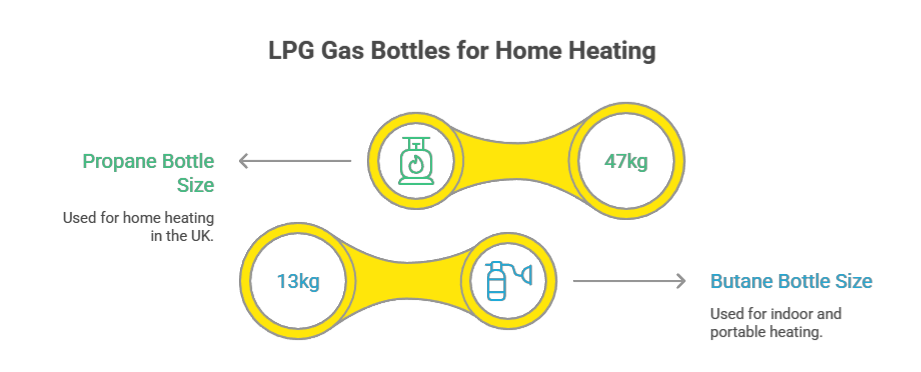 LPG Gas Bottles for Home Heating in the UK